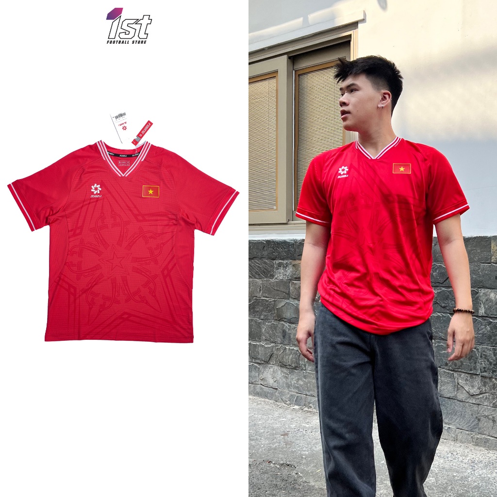 เสื้อทีมฟุตบอลเวียดนาม 2024 (เวอร์ชั่นพัดลม) Jogarbola