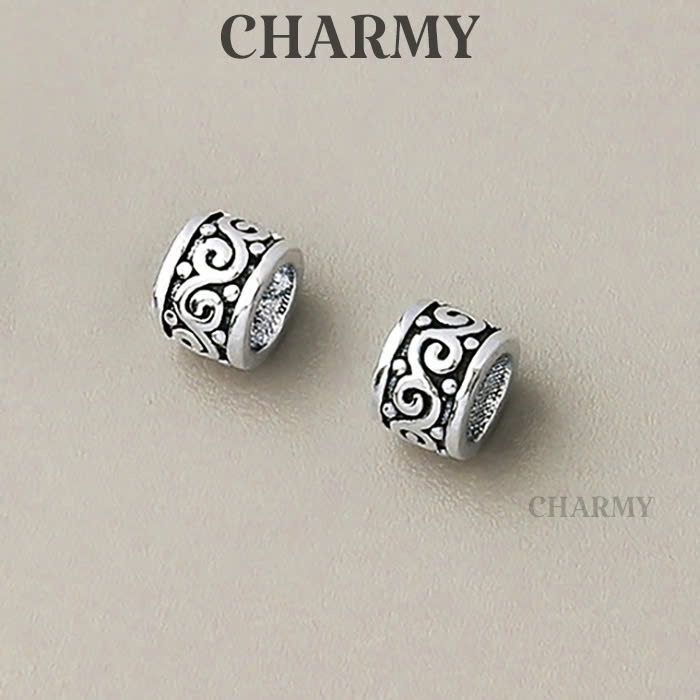 CBN322 motif pole Charm เงินแท้ 925 - สร้อยข้อมือ DIY และอุปกรณ์เสริมสร้อยคอ - Charmy