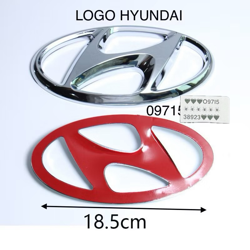 คุณภาพสูง ราคาถูก HYUNDAI H Logo ขนาด 18.5cm