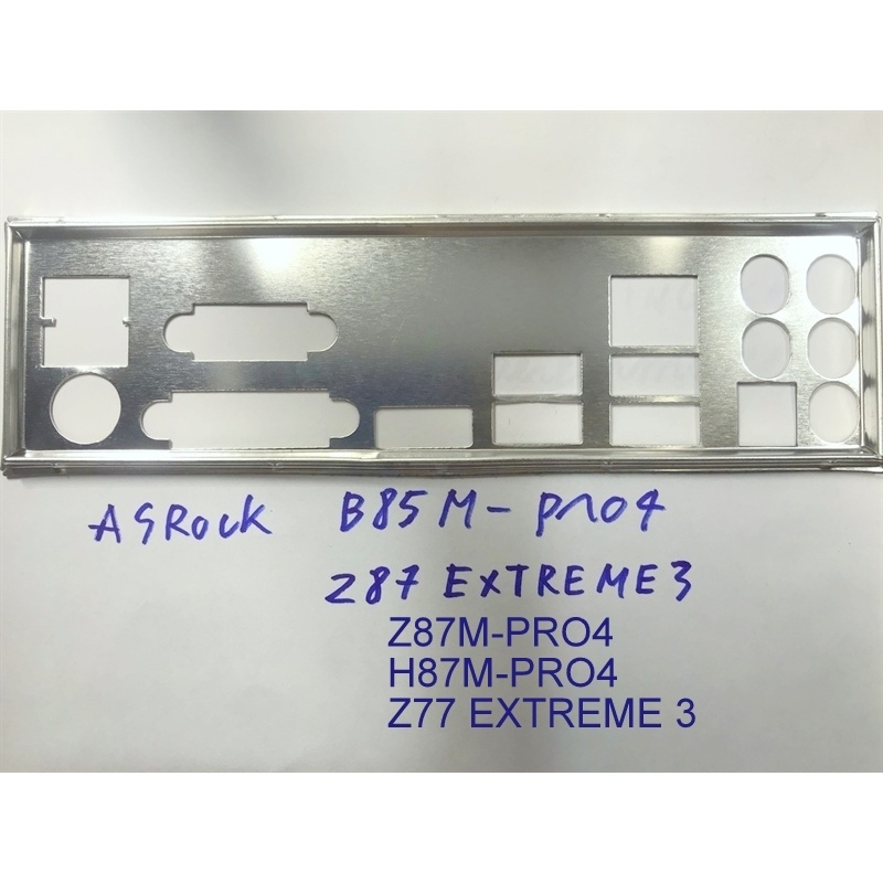 FE บล็อกหลัก ASROCK Z87M PRO4 (โล่โรลเลอร์ IO: 28)