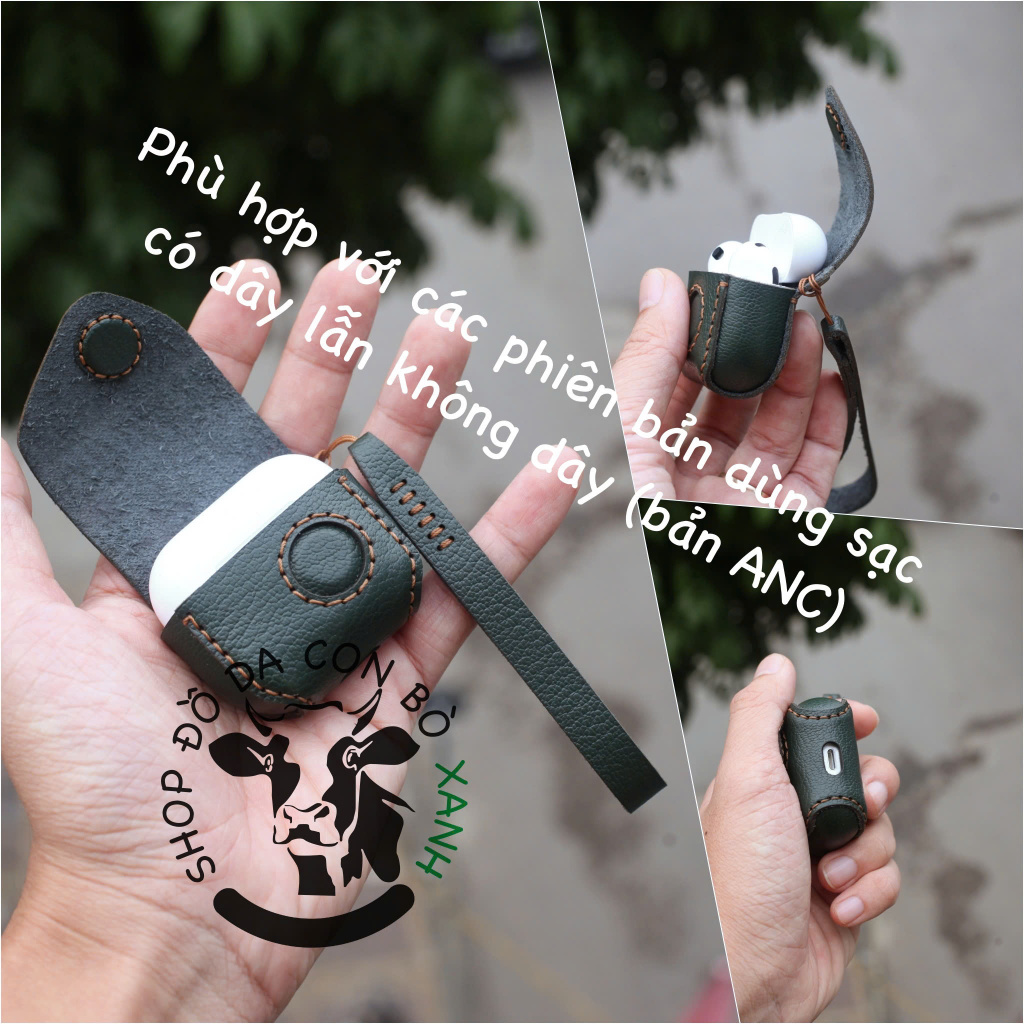 เคสหนังแท้แฮนด์เมดสําหรับ Apple Airpods 4, Airpod 4, AP4, airpods4/4