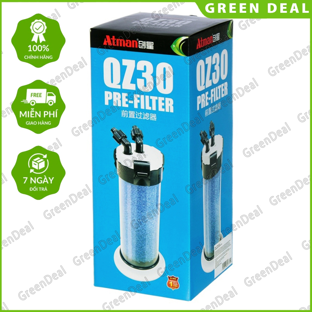 ATMAN - ไส้กรองล่วงหน้า QZ30 | แผ่นกรองเสริมเพิ่มปริมาณวัสดุสําหรับระบบกรองตู้ปลา