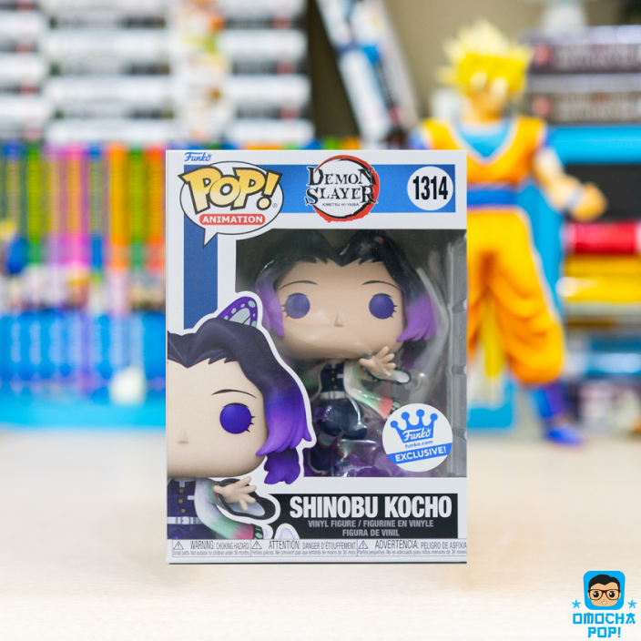 Funko Pop Animation ดั้งเดิม: Demon Slayer - Shinobu Kocho 1314 Funko Exclusive
