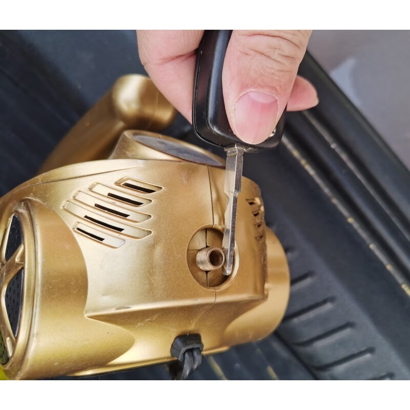 สายยางเติมลมเกลียวใน 2 ตัว 80ซม สายปั้มรถยนต์ รถมอเตอร์ไซด์ พร้อมปลายเกลียว 2 ตัว สายลม พร้อม อะแดปเตอร์เกลียว - รูปที่ 6