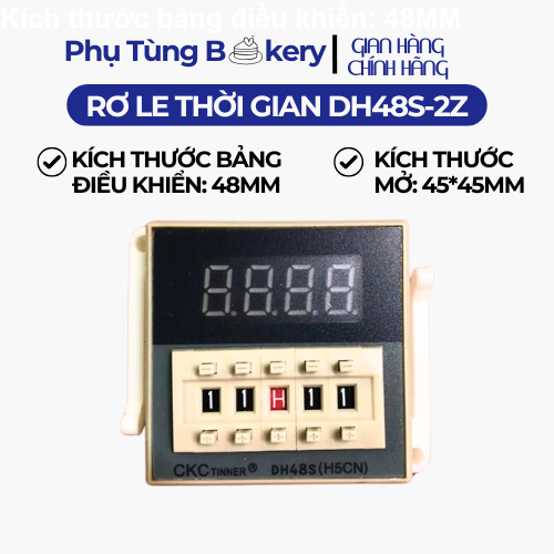 รีเลย์ไทม์ DH48S-2Z / Electronic Timer 2 รีเลย์ DH48S-2Z