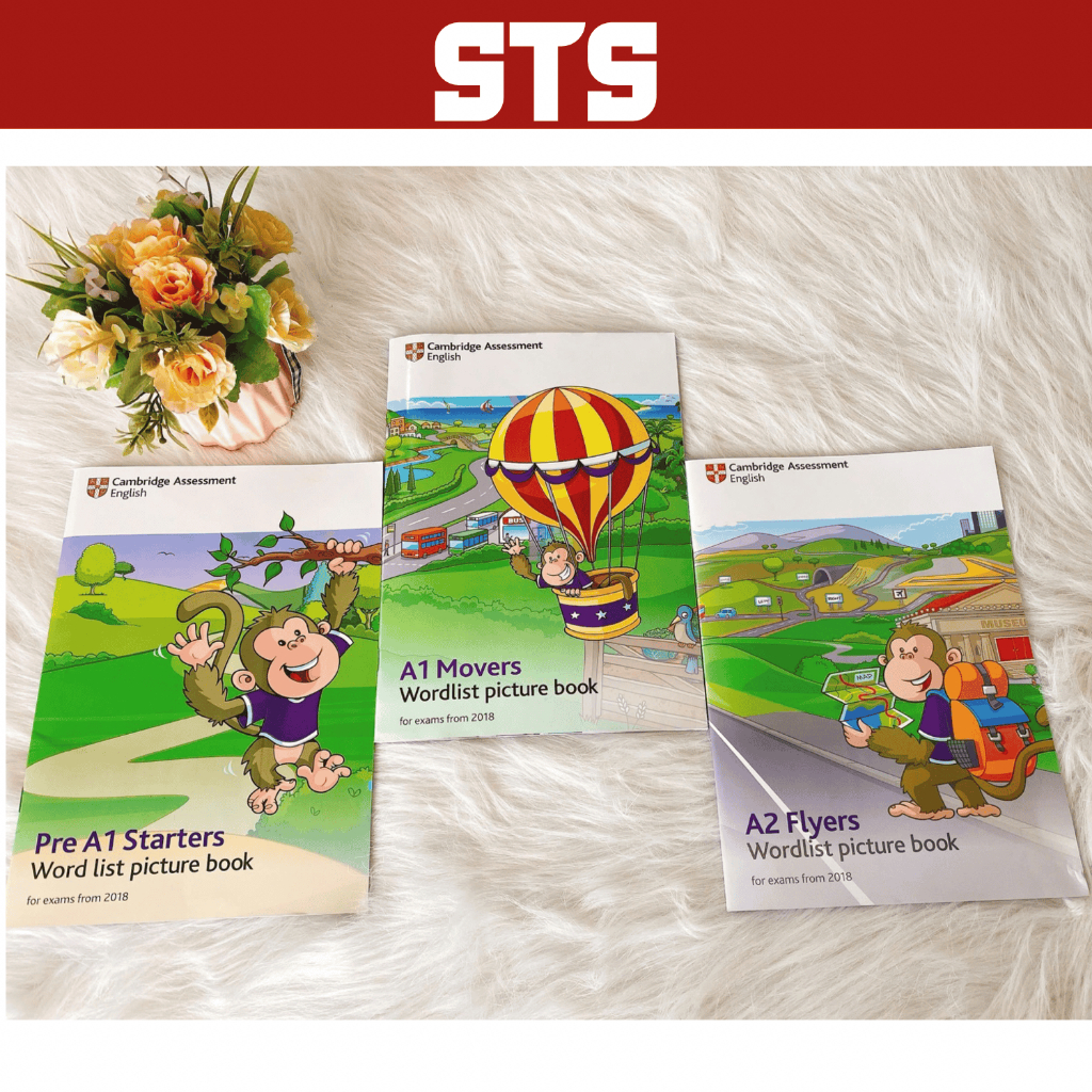 หนังสือ - หนังสือภาพเครื่องกําหนดคําเคมบริดจ์ Starters Movers Flyers - ชุด 3 ชิ้น