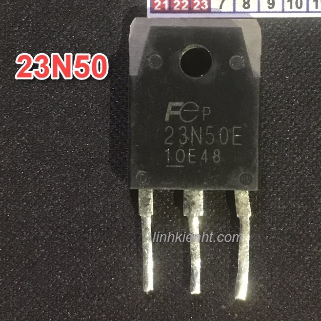ส่วนประกอบ Mosfet 23N50E 23N50 500V 23A ถอดเครื่องหลังทองแดงสําหรับเครื่องเชื่อม
