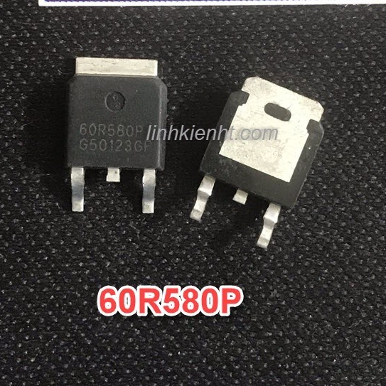กระเป๋า 5 CHANNEL MOSFETs N 60R580P 60R580PS 60R580 8A 650V สติ๊กเกอร์