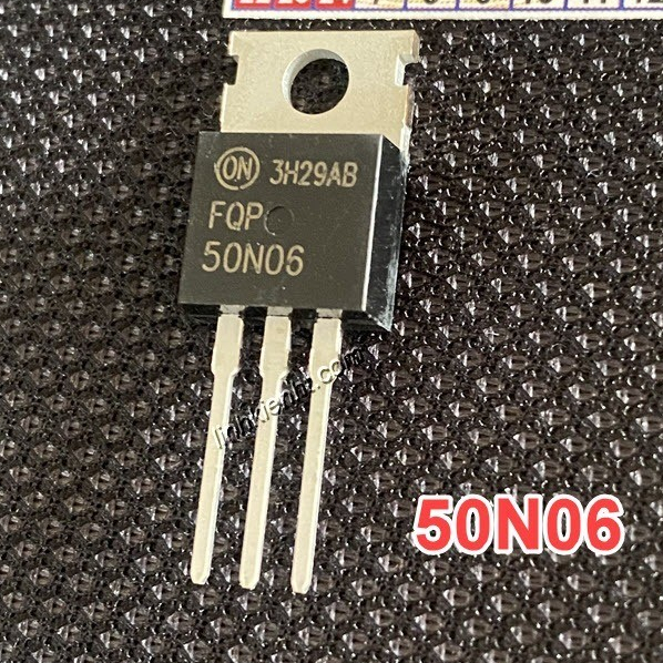 Mosfet FQP50N06 50N06 50A60V เทียบเท่า KFP50N06 / CS50N06 / KIA50N06