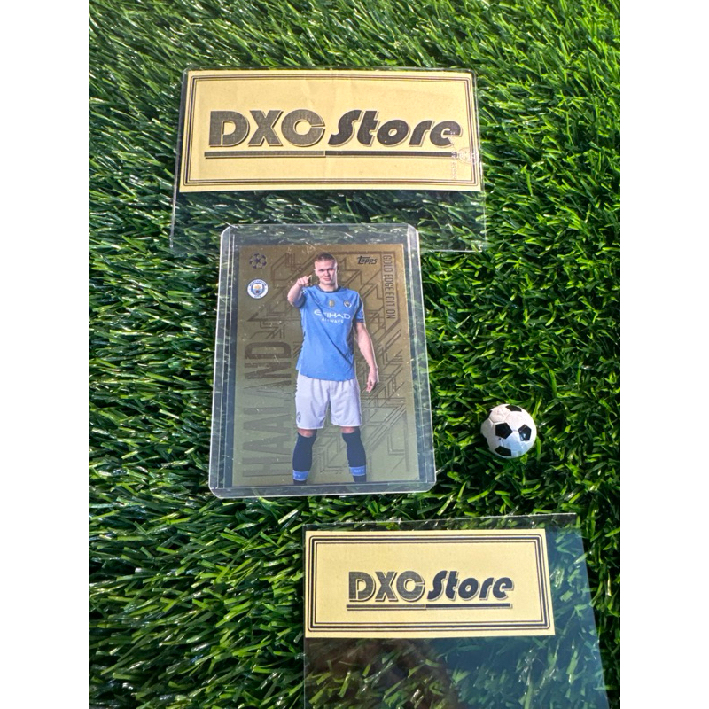 [ ของแท้ ] - GOLD EDGE EDITION - TOPPS MATCH ATTAX 2025 - ERLING HAALAND (MANCHESTER CITY)