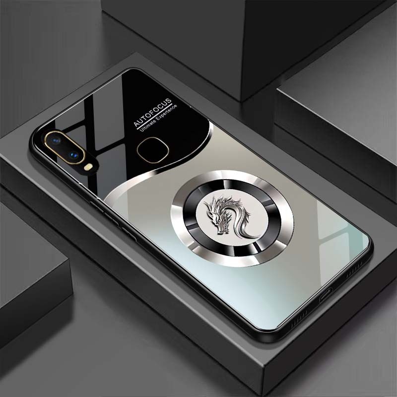 เคสสําหรับ VIVO V9, V9 YOUTH หลังกระจกนิรภัย ลายคุณภาพสูง