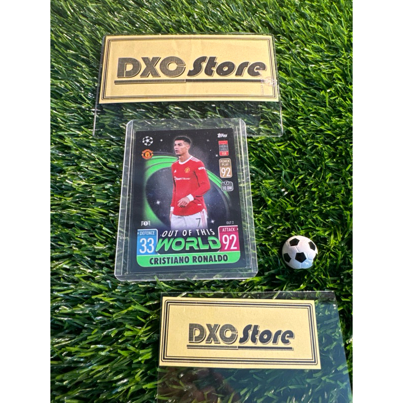 [ ของแท้ ] - OUT OF THIS WORLD - TOPPS MATCH ATTAX EXTRA 2021/2022 - CRISTIANO RONALDO (MANCHESTER U