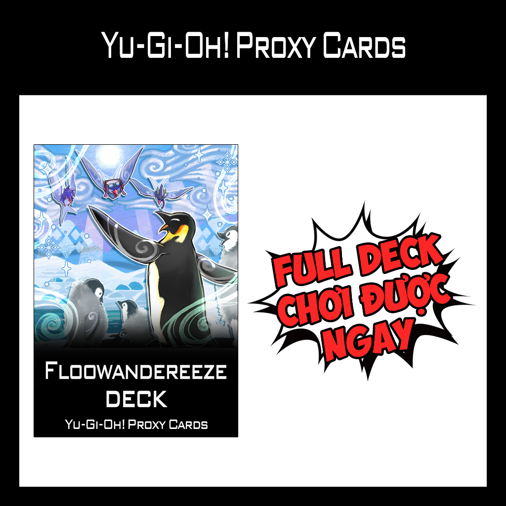 การ์ด Yugioh - Floowandereze Deck - พิมพ์ 1 ด้านข้าง (60 ใบ)