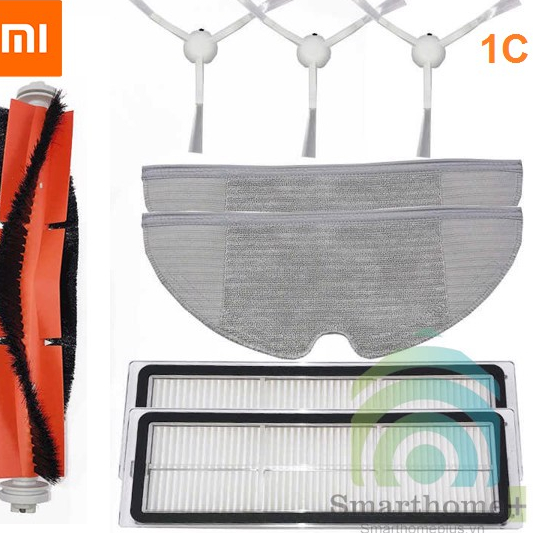 อุปกรณ์เสริมทดแทนสําหรับเครื่องดูดฝุ่นหุ่นยนต์ Mi ji a 1C (combo2)
