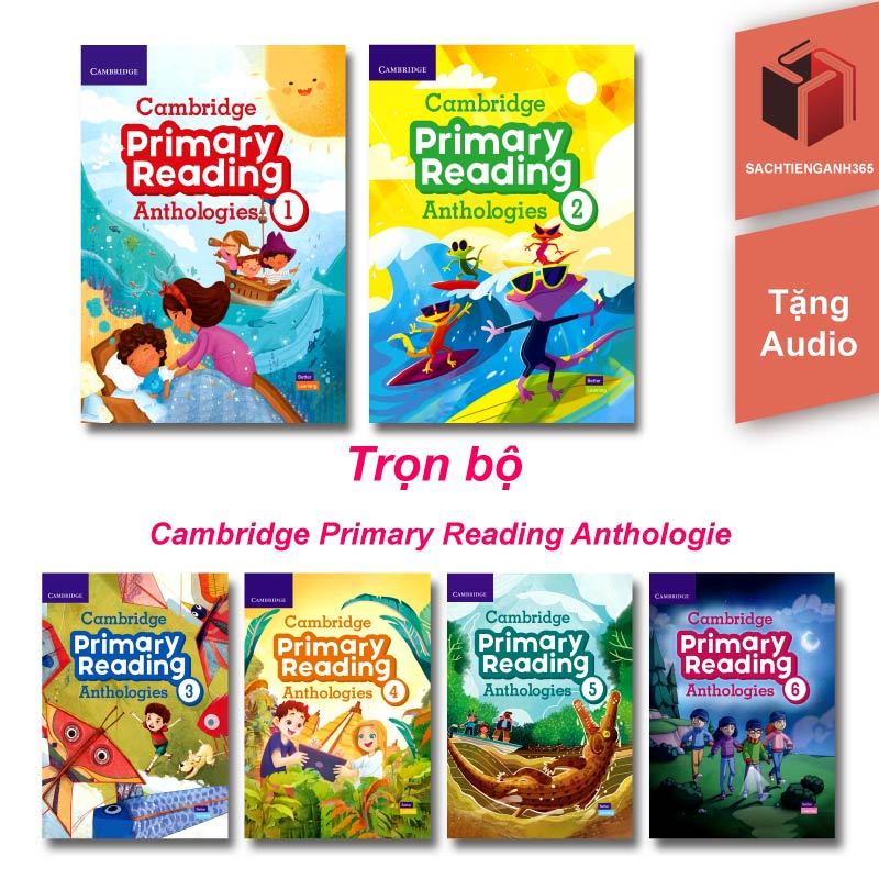 หนังสือ - Primary Reading Anthologie - หนังสือพิมพ์สีขนาด A4 6 เล่มพร้อมเสียง mp3 ฟรี