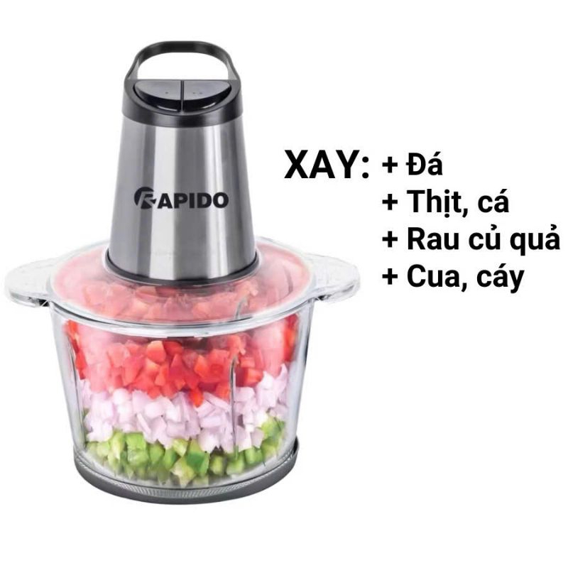 Rapido เครื่องบดเนื้อ Rapido เครื่องบดมัลติฟังก์ชั่น
