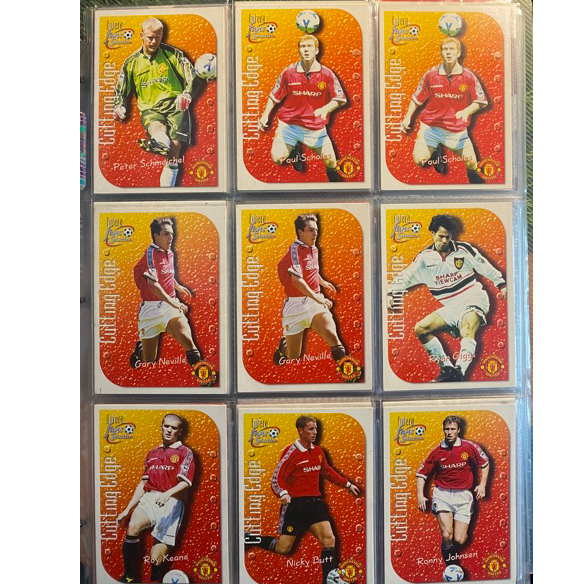 Odd CARD - SET CUTTING EDGE - FUTERA FAN SELECTION - MANCHESTER UNITED 1998