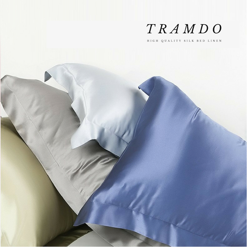 NITE9SILK TRAMDOBEDDING ปลอกหมอนผ้าไหมหลากสี