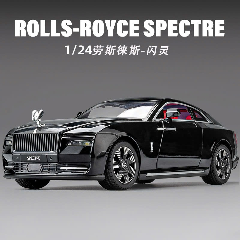 โมเดลรถเหล็ก Roll Royce SPECTRE สเกล 1:24 โครงเหล็กแข็งแรง