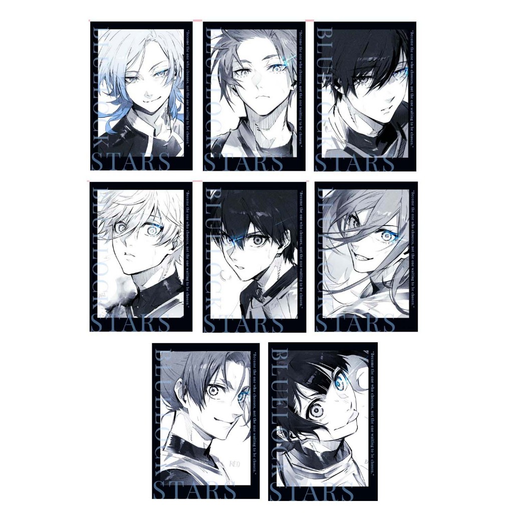BlueLock Stars Collection of Itoshi Rin Itoshi Sae Michael Kaiser Chigiri Hyoma