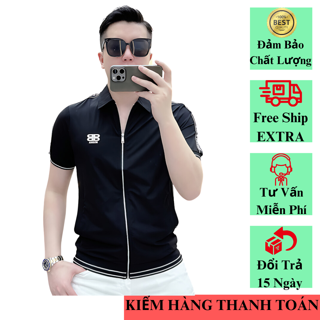 เสื้อโปโลผู้ชายเสื้อยืดมีซิปสําหรับผู้ชายตัวอักษรที่หน้าอกและแขนสไตล์สปอร์ตแบบไดนามิก ชม.88
