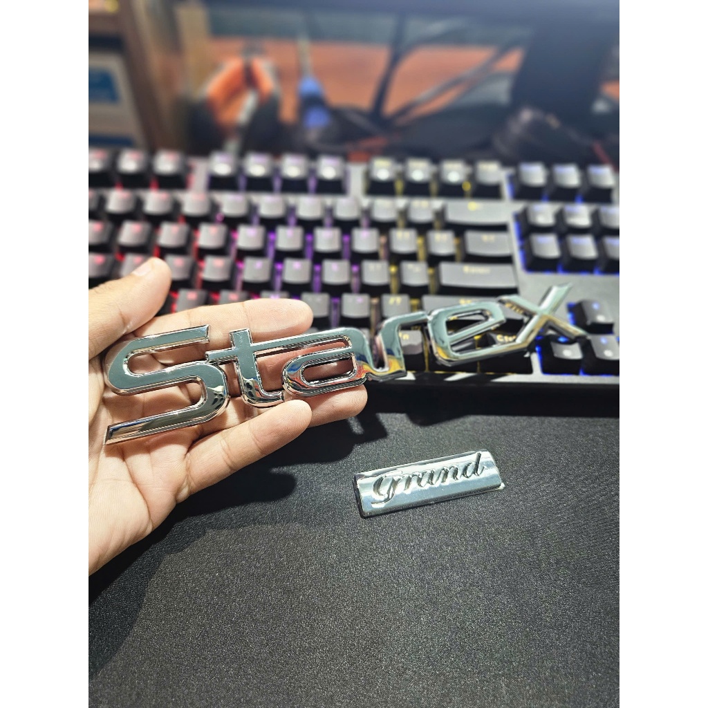 Starex Grand braille set วางด้านหลัง Hyundai Starex