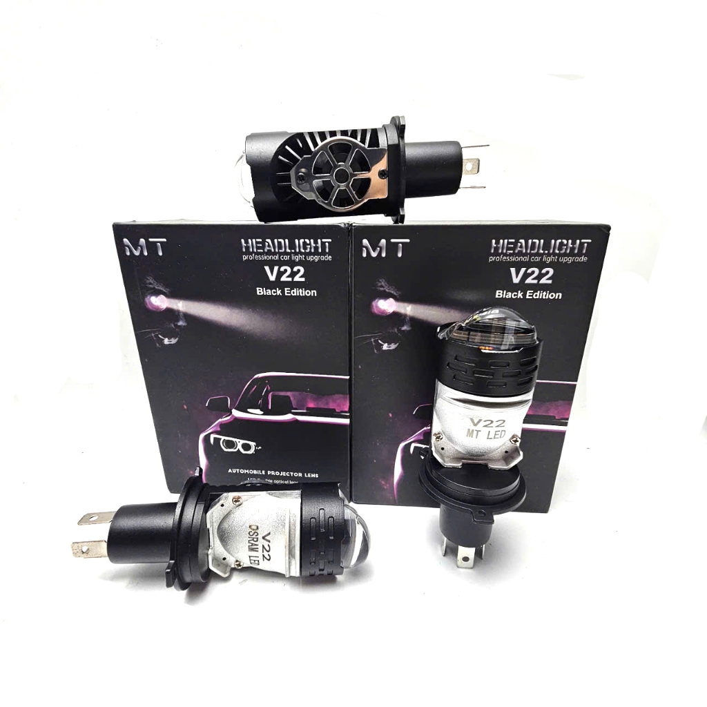 [REFERENCE]V22 Pro ULTRA ไฟหน้า Led สว่างมากสําหรับรถยนต์และรถจักรยานยนต์ ขา H4 ความจุ 60W) ไฟ Led