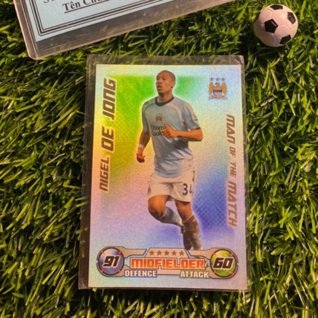 [ ของแท้ ] - MAN OF THE MATCH - MATCH ATTAX EXTRA 2008/2009 - NIGEL DE JONG (MANCHESTER CITY)