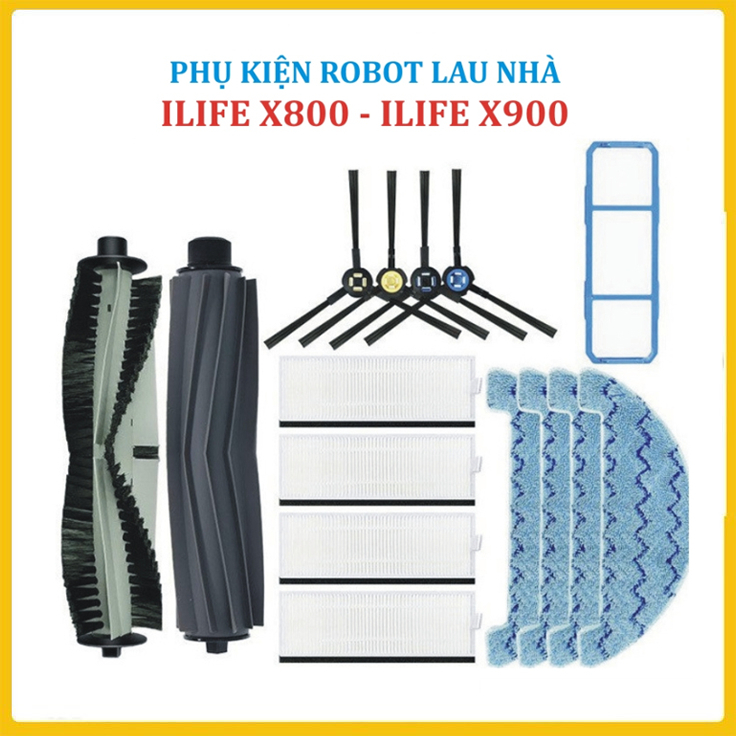 ILIFE X800, อุปกรณ์เสริมเครื่องดูดฝุ่นหุ่นยนต์ iLIFE X900