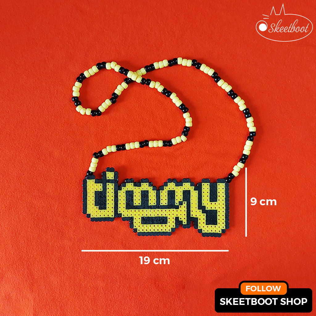 สร้อยคอแตร Kandi Kimmy พร้อมไฟ LED - สร้อยคอทรัมเป็ต perler Timy - อุปกรณ์เทศกาล edm
