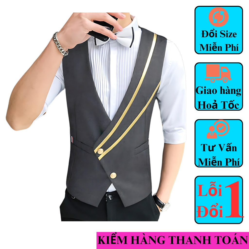 Mens Slim Form Gile พร้อมบุคลิกเกาหลีสุดชิค - Gile สําหรับผู้ชายคุณภาพสูง H54