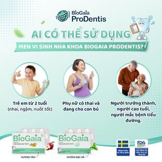 [DATE MỚI] BioGaia ProDentis VỊ BẠC HÀ và VỊ TÁO - Giải pháp chăm sóc sức khỏe cho cả gia đình