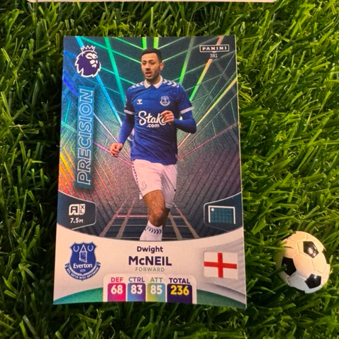 [ ของแท้ ] - PRCISION - PANINI ADRENALYN XL PREMIER LEAGUE 2024 - DWIGHT McNEIL (EVERTON)