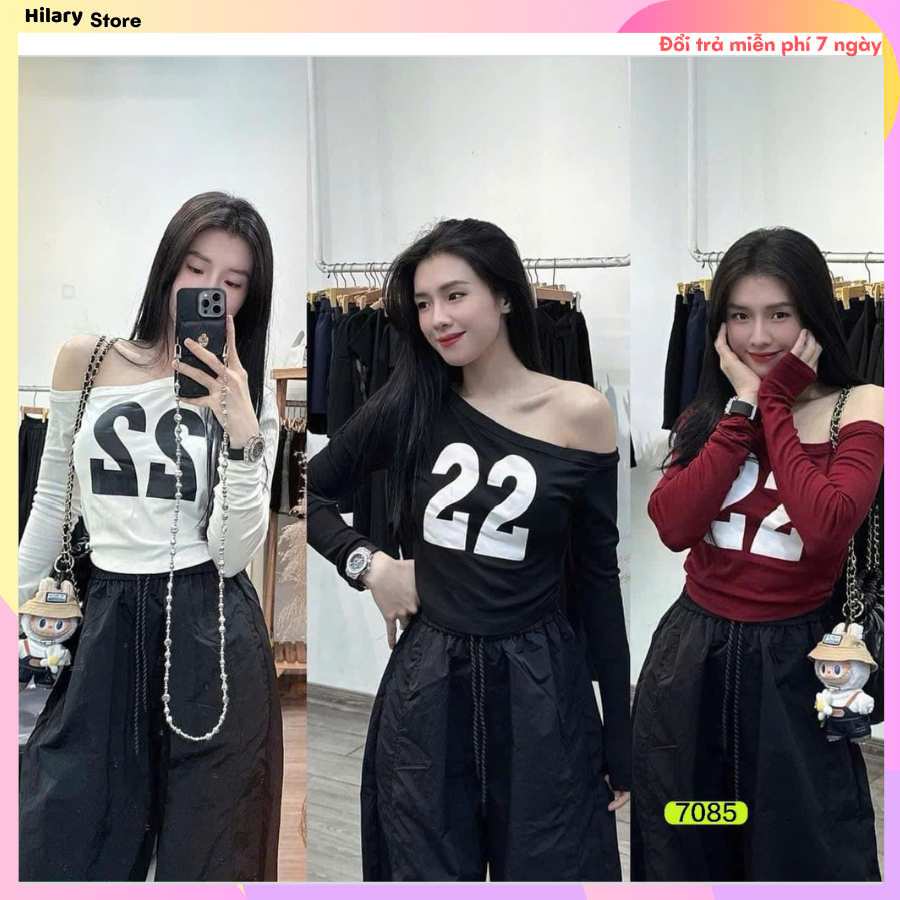 เสื้อยืดแขนยาวปาดไหล่ มีสไตล์ สไตล์แฟชั่นวัยรุ่น