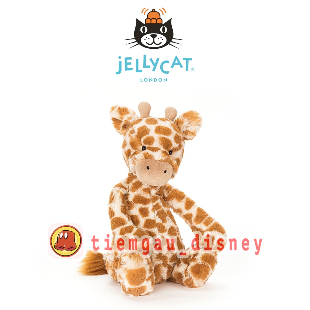 ตุ๊กตา Jellycat Giraffe ตุ๊กตาหมีนุ่มน่ารัก - Jellycat Bashful Giraffe