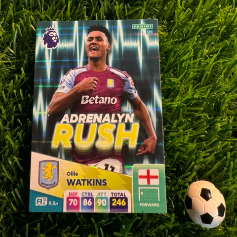 [ ของแท้ ] - ADRENALYN RUSH - PANINI ADRENALYN XL PREMIER LEAGUE 2025 - OLLIE WATKINS (ASTON VILLA)
