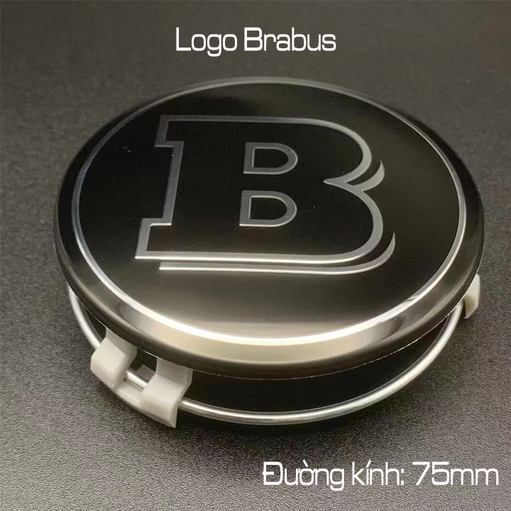 โลโก้รถ Brabus ฝาครอบล้อ brabus โลโก้สําหรับล้อรถ brabus (แบบ 7 มม.) Logobrabus75