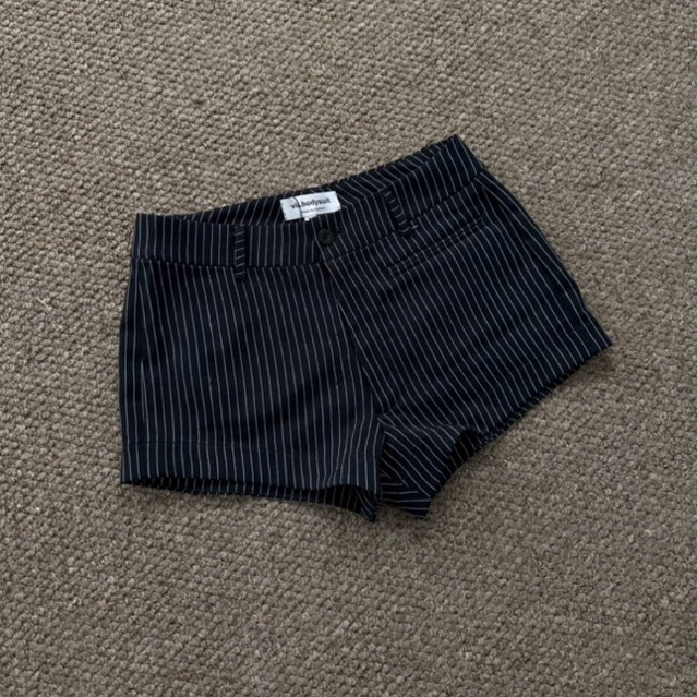 มินิเดรสลายทางสีกากีสั้น Y2k Viibodysuit (มีจําหน่าย)