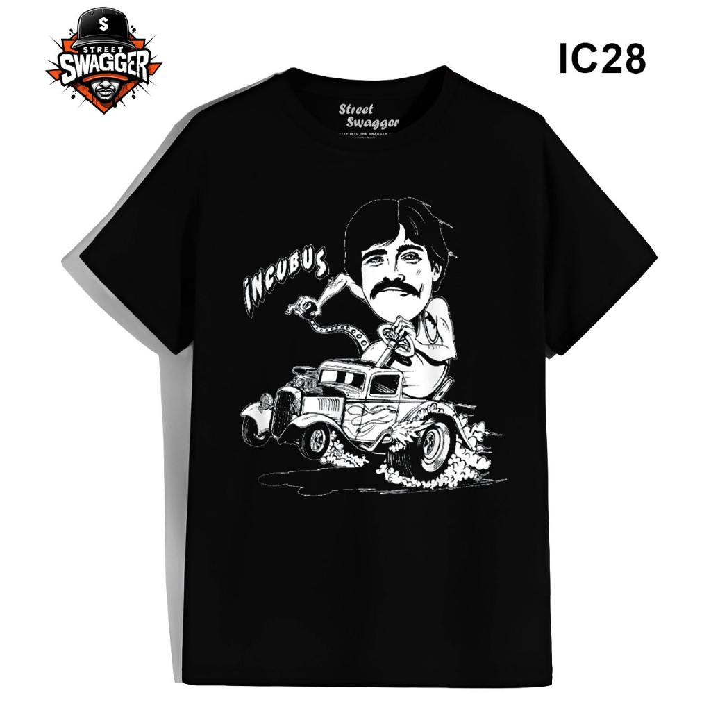 Street Swagger Brand Collection เสื้อยืด Incubus Band เสื้อยืด Rock N Roll สุดเท่ IC28