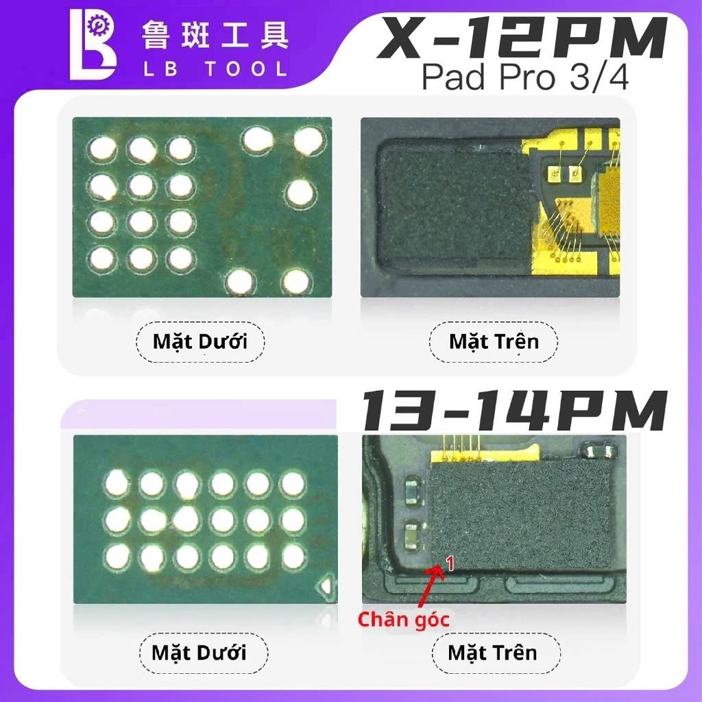 โทรศัพท์ LuBan IC X-14PM แทนที่และซ่อมแซมการเคลื่อนไหว Face ID (ใช้ L3/ L3 Mini)