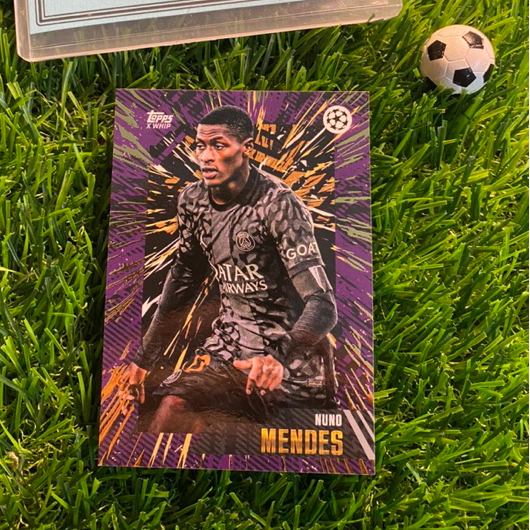 [ ของแท้ ] - TOPPS GOLD 2024 - NUNO MENDES (PSG)