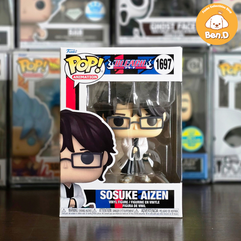 ฟังโก้ป๊อป! Funko POP Figure! แอนิเมชั่น: สารฟอกขาว - Sosuke Aizen 1697