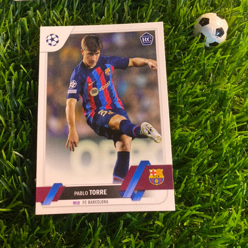 [ ของแท้ ] - TOPPS UCC JAPAN 2023 - PABLO TORRE (BARCELONA)