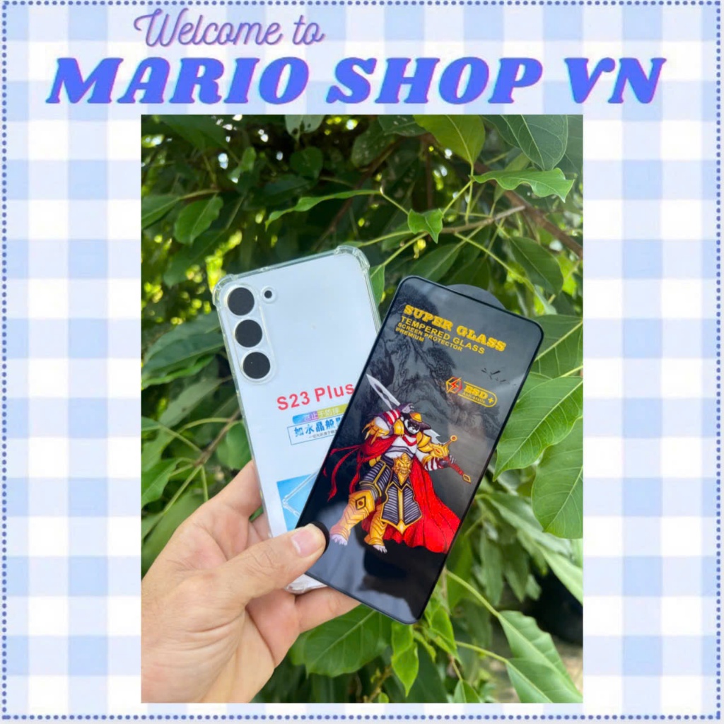 เคสกันกระแทกพร้อมกระจกนิรภัยแบบเต็มหน้าจอสําหรับ Samsung S22 - S22 PLUS - S23 - S23 PLUS