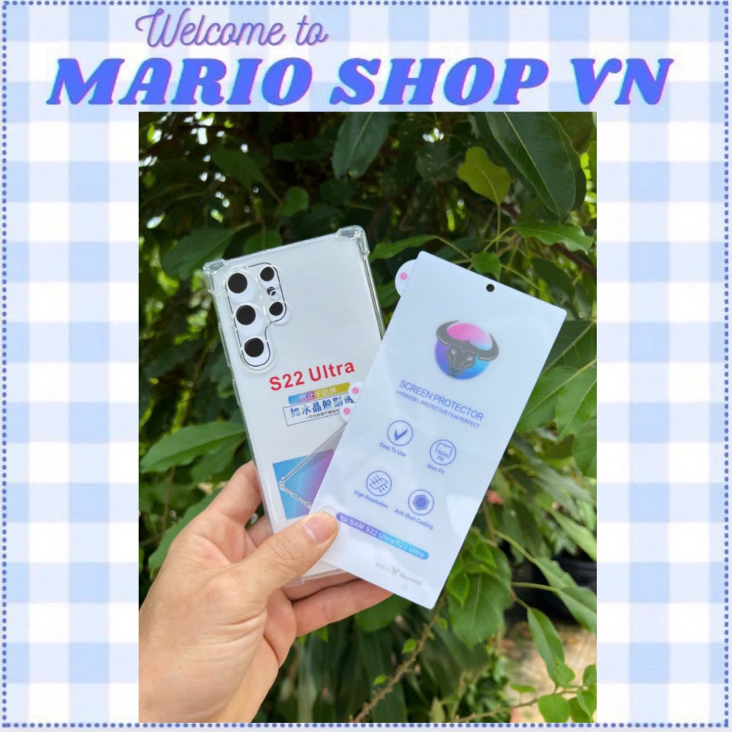 เคสกันกระแทกพร้อมสติ๊กเกอร์ PPF ด้านหน้าสําหรับ Samsung S21 Ultra - S22 Ultra - S23 Ultra - S24 Ultr