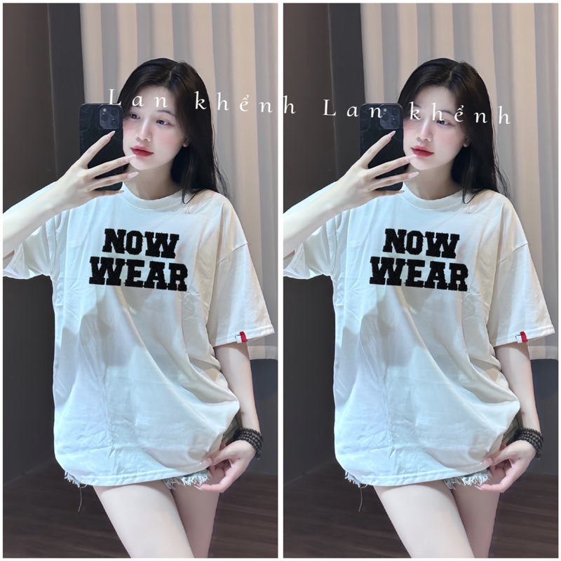 เสื้อยืดผ้าฝ้าย 4c ของแท้ - ปักคํา NOW