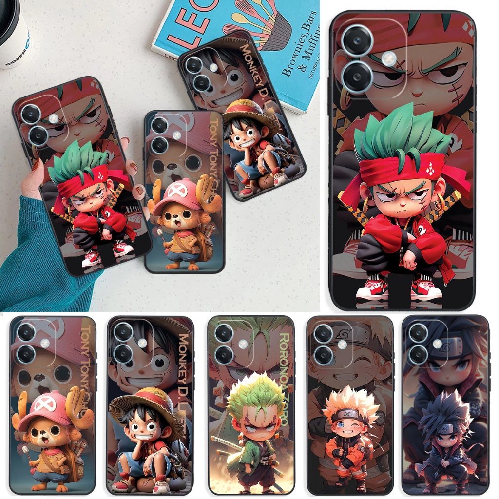 Oppo A3 / A3X / A3 PRO อะนิเมะนารูโตะ,ลูฟี่,ZO,SASUKE,เคสวันพีซ