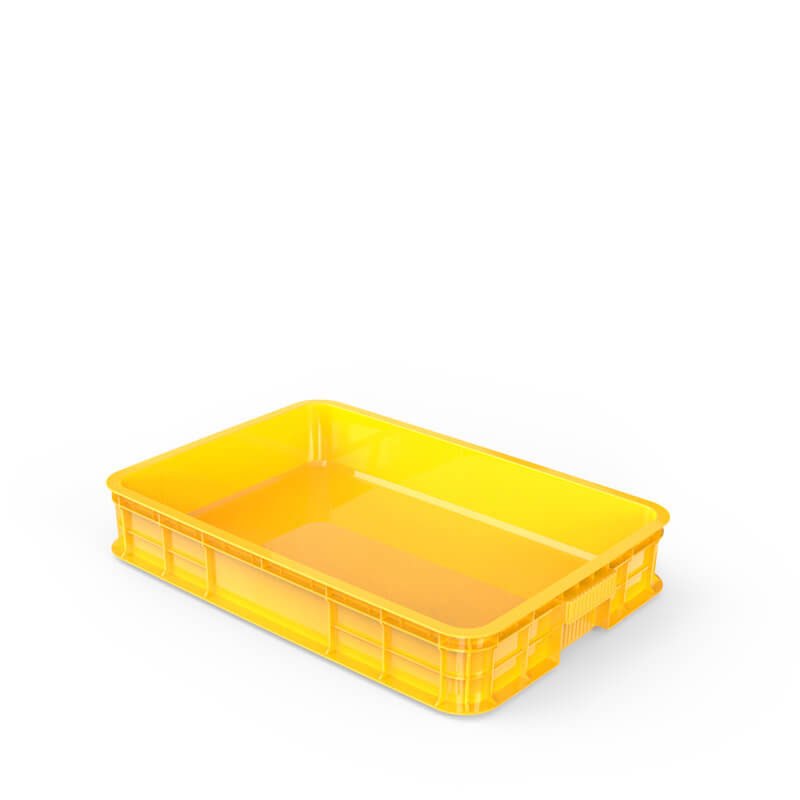 DUY TAN 1T ที่เก็บพลาสติกลูกฟูกแบบปิด - 1T OPEN WAVE - ถาดเก็บของพลาสติก - ภาชนะพลาสติกสี่เหลี่ยม - 