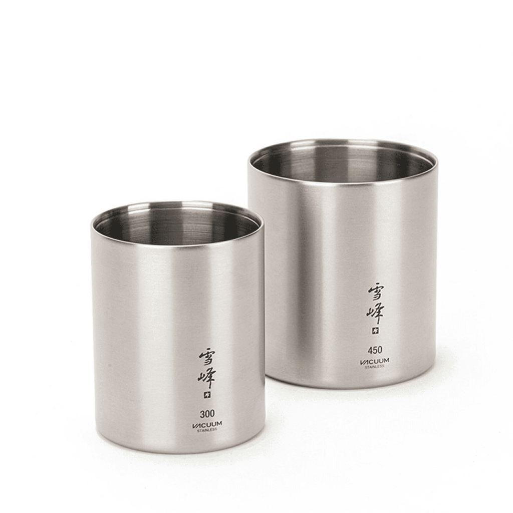 Snow Peak SET-123 แก้วสูญญากาศ Snow Peak Stacking - ชุด 2 ชิ้น