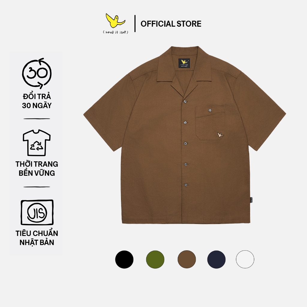เสื้อ Cuban Wii Cotton Relaxed Fit - isNt